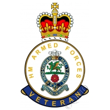 Princess of Wales Royal Regiment HM Armed Forces Veterans Sticker